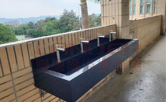 公共洗手台人造石檯面訂製 公共洗手台人造石檯面訂製