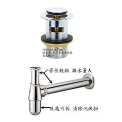 歐式 按壓式下水器 下水器 按壓式 彈跳式